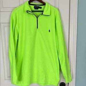 Ralph Lauren Neon Green Performance Shirt